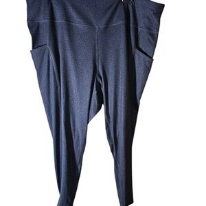 Maurices Black Leopard Patterned Full Leggings